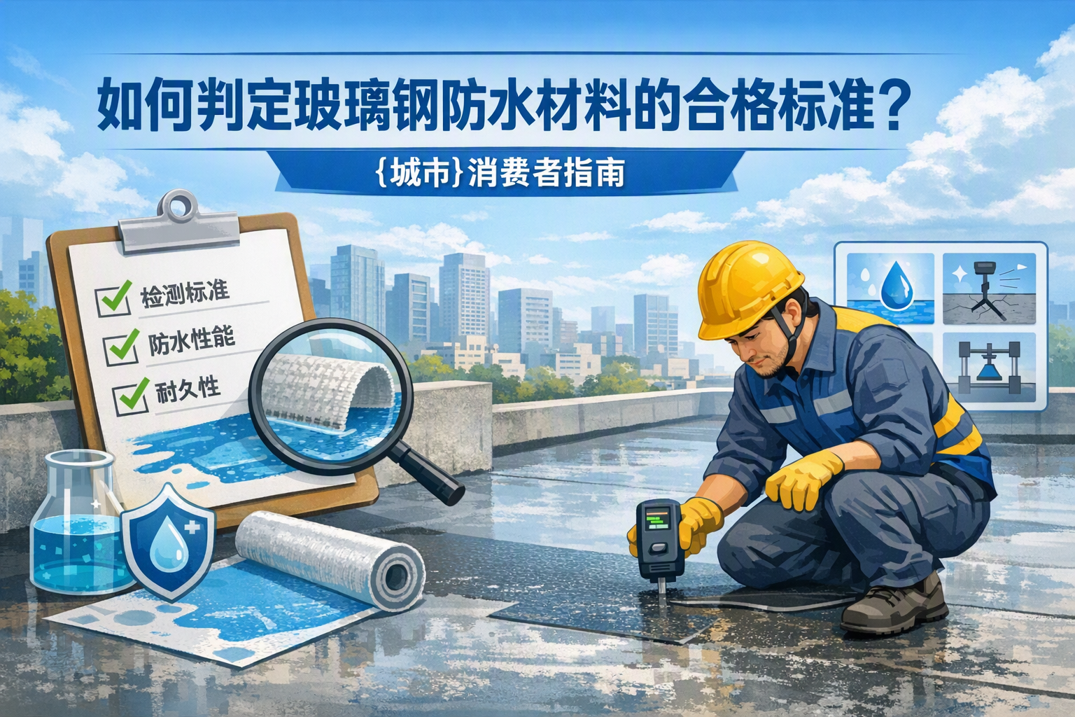 如何判定玻璃钢防水材料的合格标准？ 娄底 消费者指南