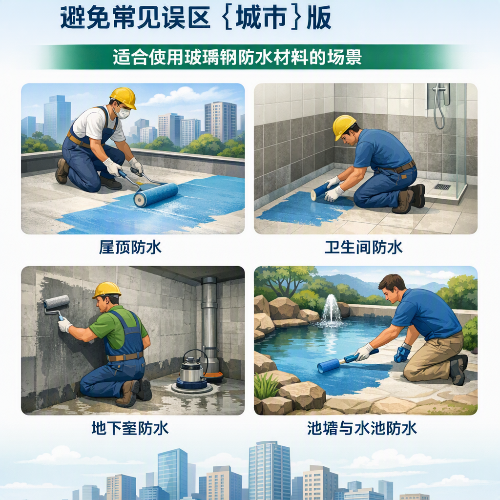 玻璃钢防水材料施工注意事项，避免常见误区 娄底 版